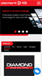 Mobile Screenshot of element119.com